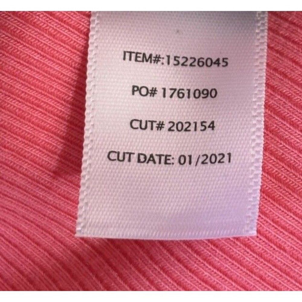 Torrid Coral Pink Twist-Front Ribbed Skater Dress Size 1 (1X / 14-16) NWT - Picture 7 of 8